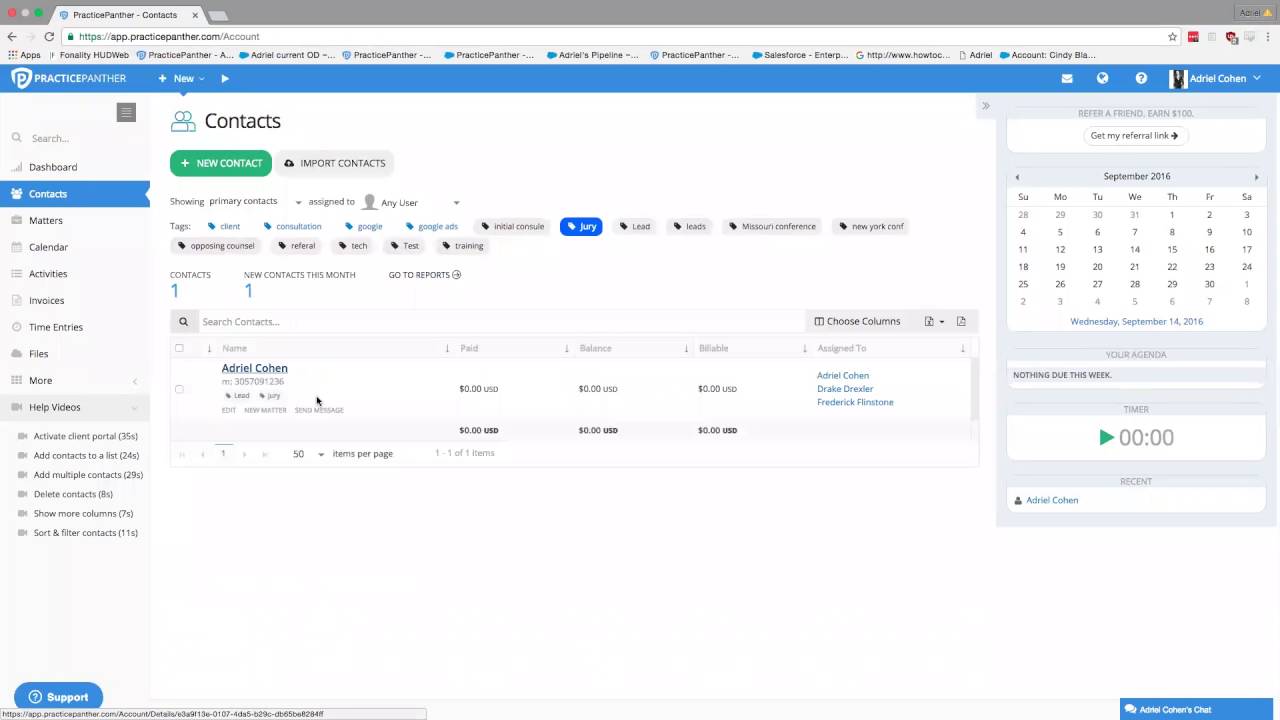 Virtual Receptionists Live Chat That Integrates With PracticePanther